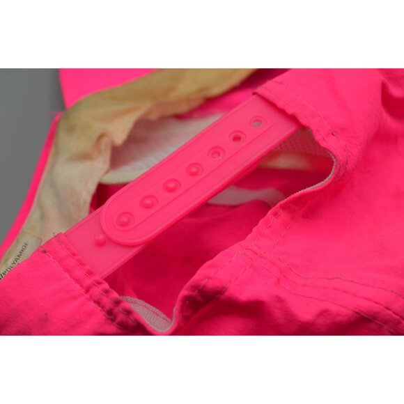 Plimley Mopar Autopar Neon Pink Adjustable Snapback Hat Vtg 100% Nylon - Picture 5 of 9